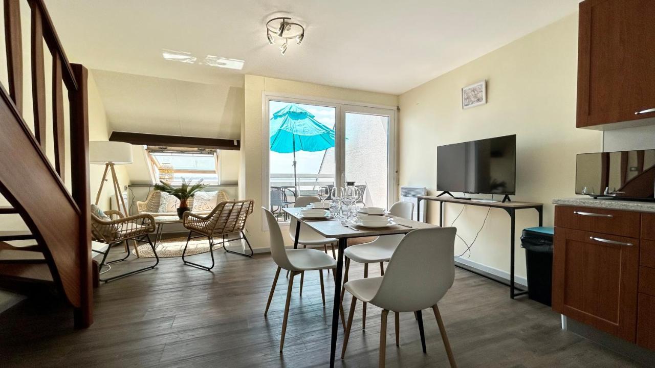 Plein Sud, appartement vue baie, accès direct plage Le Crotoy Extérieur photo