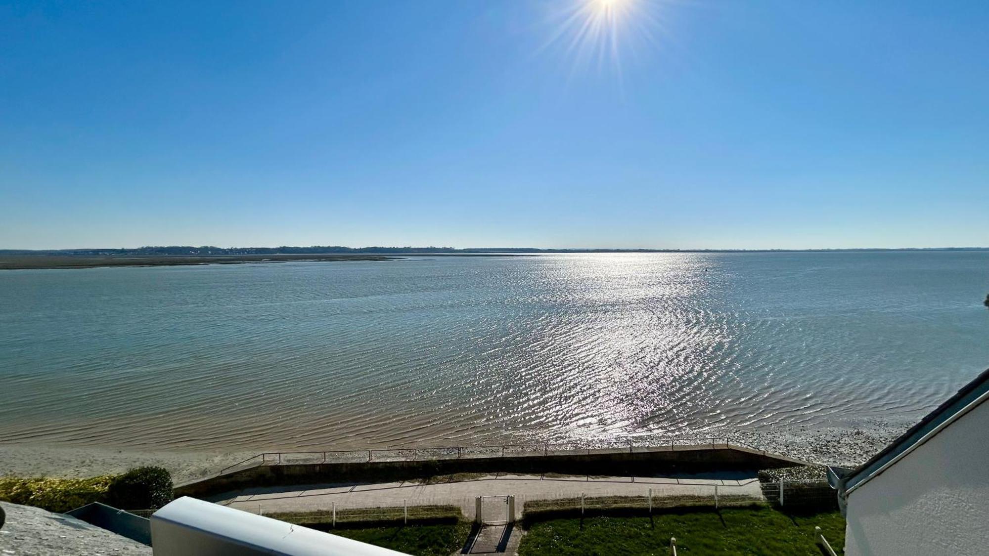 Plein Sud, appartement vue baie, accès direct plage Le Crotoy Extérieur photo